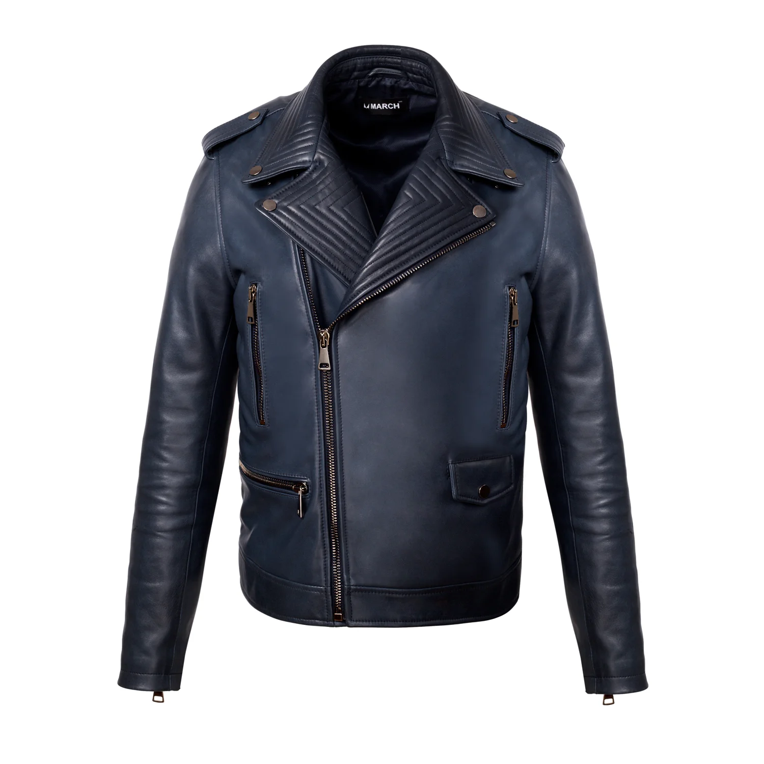 ジャケット・アウター march MIDNIGHT LEATHER 'TOUR' JACKET — MARCH NYC